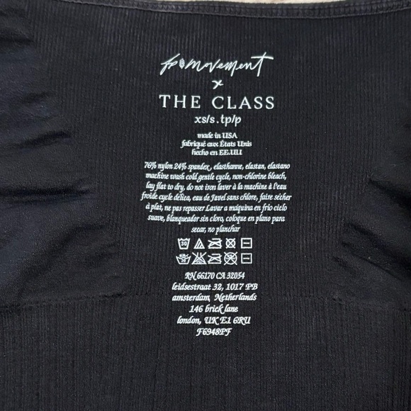 FREE PEOPLE Good Karma Square Neck Bra Crop Top M/L - Picture 9 of 9